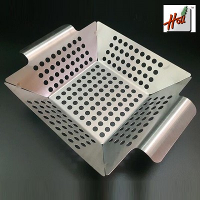 Custom Made Metal BBQ Vegetable Basket HCBBQ8509